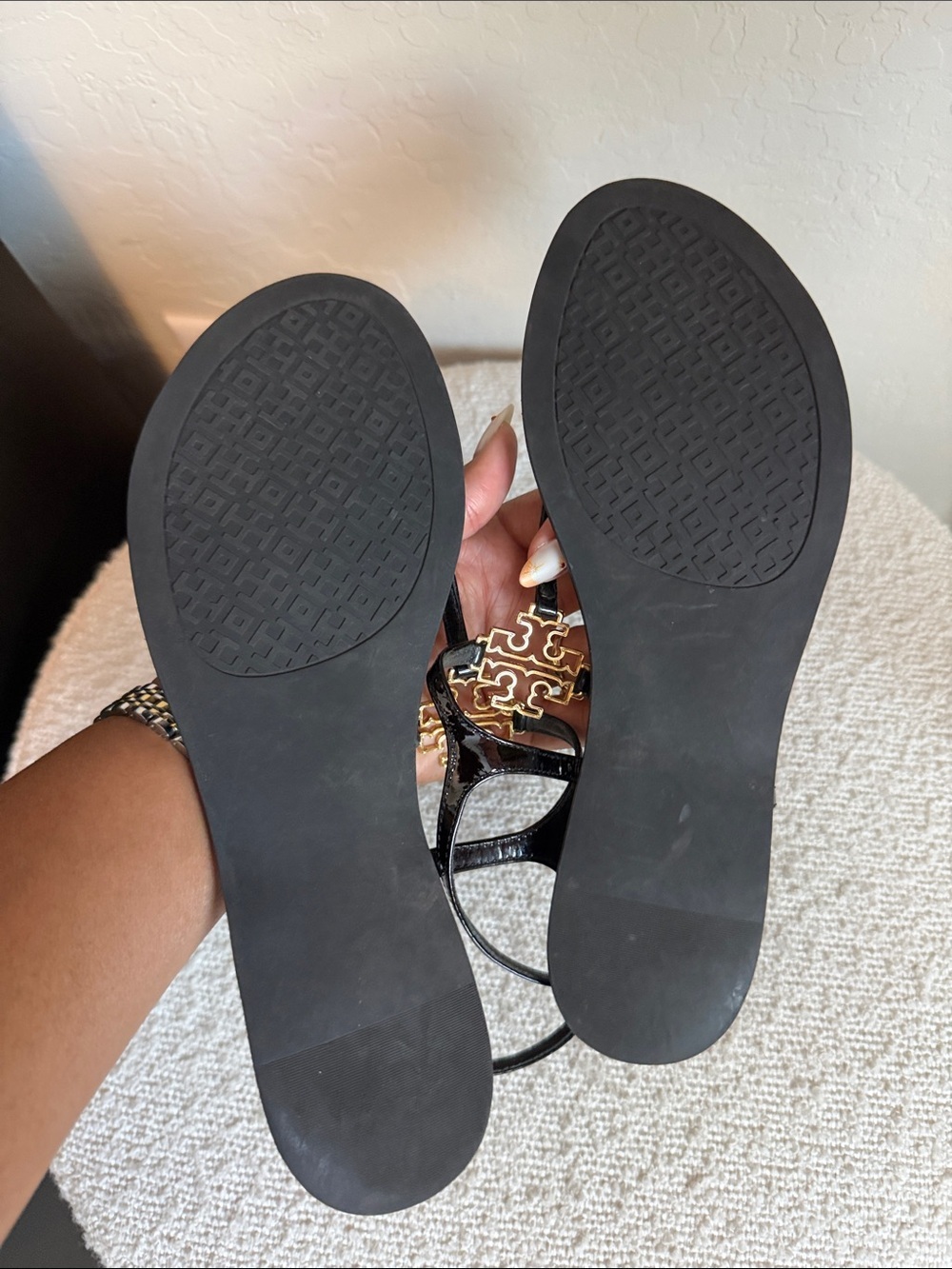 Tory Burch Melinda T Strap Sandal Size 7.5 - Picture 4 of 5
